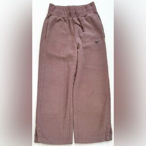Nike women’s pink fleece lounge pants